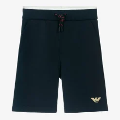 Emporio Armani Boys Navy Blue Lunar New Year Shorts Online