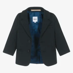 BOSS Boys Navy Blue Milano Suit