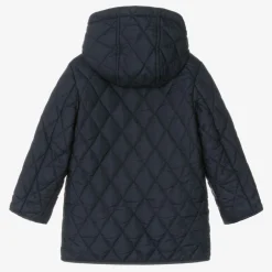 Mayoral Boys Navy Blue Quilted Coat Outlet