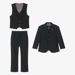 House of Cavani Boys Navy Blue Suit Online
