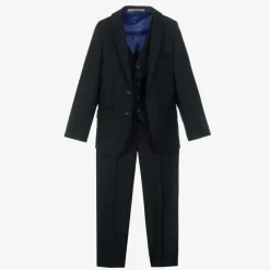 Romano Boys Navy Blue Suit