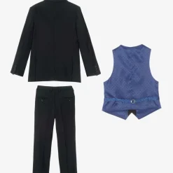 Romano Boys Navy Blue Suit