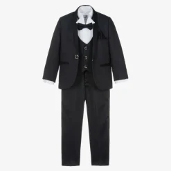 Beau KiD Boys Navy Blue Tuxedo Suit New