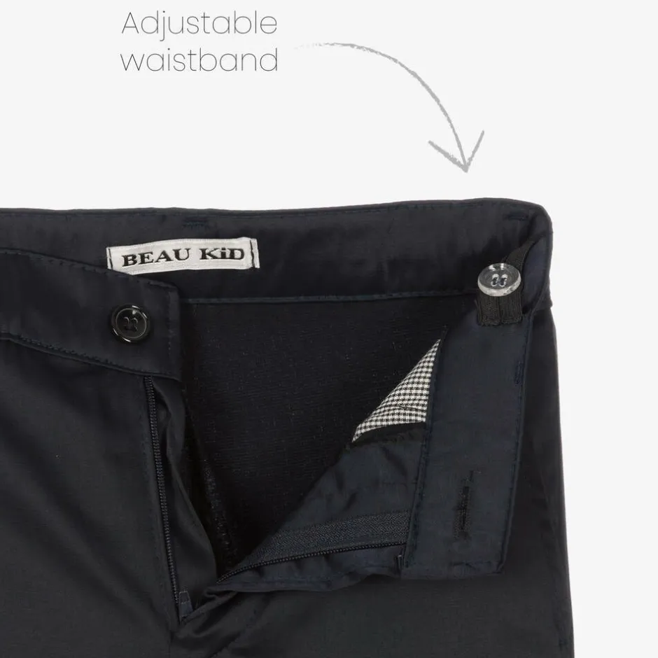 Beau KiD Boys Navy Blue Tuxedo Suit New