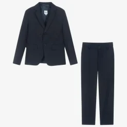 BOSS Boys Navy Blue Twill Suit Sale
