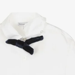 Beatrice amp; George Boys Navy Blue Velvet Waistcoat Suit New