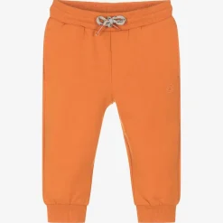 Mayoral Boys Orange Cotton Joggers Discount