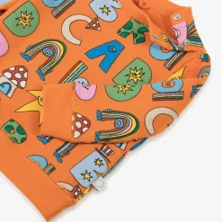 Stella McCartney Kids Boys Orange Cotton Magical Letters Sweatshirt Outlet
