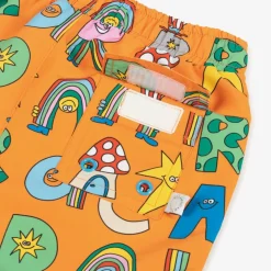 Stella McCartney Kids Boys Orange Magic Swim Shorts Online