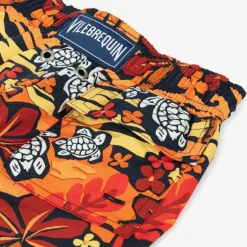 Vilebrequin Boys Orange Tropical Print Swim Shorts Best