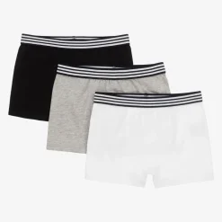 Childrensalon Essentials Boys Organic Cotton Boxer Briefs (3 Pack) New