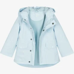 Mitch amp; Son Boys Pale Blue Hooded Coat Online