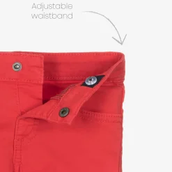 Mayoral Boys Red Cotton Shorts New