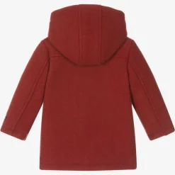 Mayoral Boys Red Hooded Duffle Coat Discount