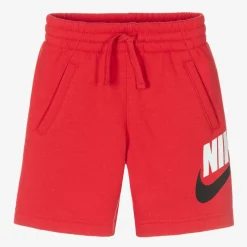 Nike Boys Red Jersey Shorts