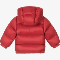 Moncler Enfant Boys Red New Macaire Down Padded Jacket Outlet