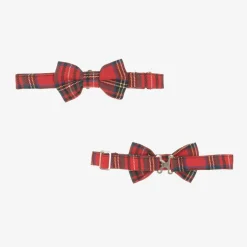 Beau KiD Boys Red Tartan Check Shorts Suit Best
