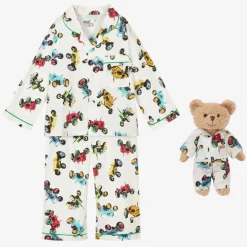Childrensalon Hampers Boys Tractor Pyjamas & Teddy Bear Gift Hamper Clearance