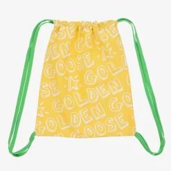 Golden Goose Boys White & Blue Leather May Trainers New