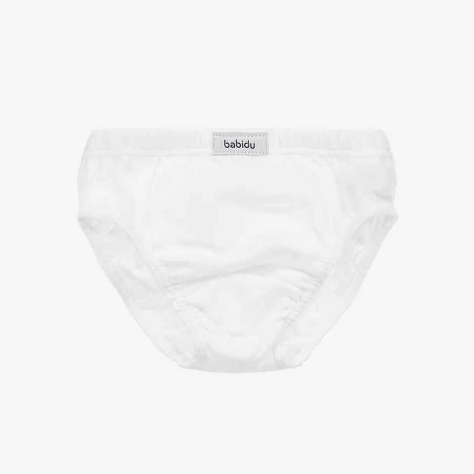 Babidu Boys White Cotton Pants Best