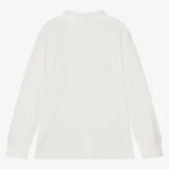 iDO Baby Boys White Cotton Rugby Shirt Discount