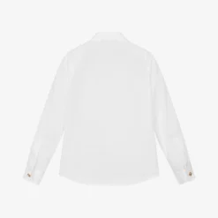 Versace Boys White Cotton Shirt Outlet