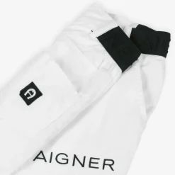 AIGNER Boys White Cotton Shorts Discount