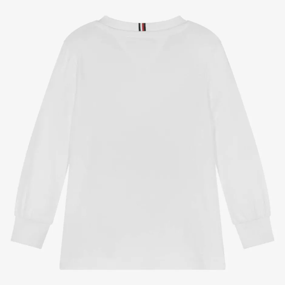 Tommy Hilfiger Boys White Cotton Top