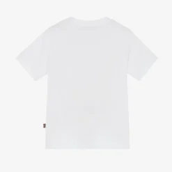 AIGNER Boys White Cotton T-Shirt Sale