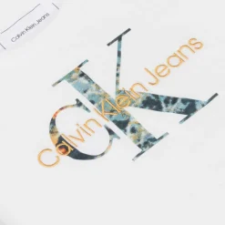 Calvin Klein Boys White Cotton T-Shirt Hot