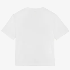 Dolce amp; Gabbana Boys White Cotton T-Shirt Hot
