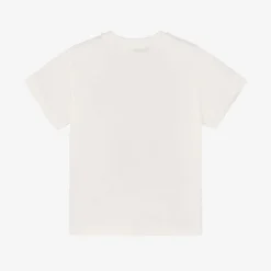 Dolce amp; Gabbana Boys White Cotton T-Shirt Clearance