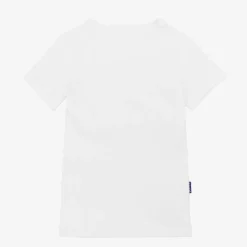 Claesens Boys White Cotton T-Shirt Vests (2 Pack) Outlet