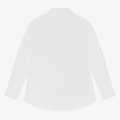 Mayoral Boys White Cotton Twill Shirt New
