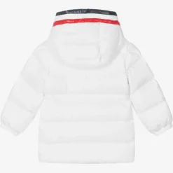 Moncler Enfant Boys White Down Padded Coat