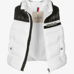 Moncler Enfant Boys White Down Padded Gilet Best