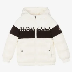 Moncler Enfant Boys White Down Padded Jacket Hot