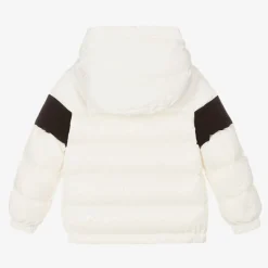 Moncler Enfant Boys White Down Padded Jacket Hot