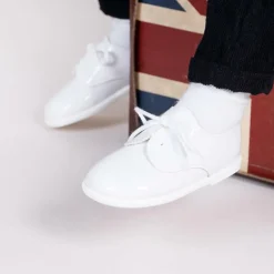 Early Days Boys White First Walker Shoes Sale
