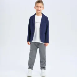 iDO Junior Boys White Graphic Cotton T-Shirt Sale