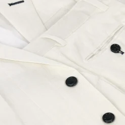 Romano Boys White Linen & Cotton Suit Best