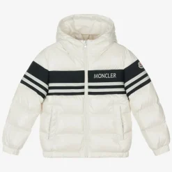 Moncler Enfant Boys White Mangal Down Puffer Jacket Online