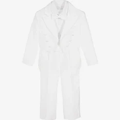 Beau KiD Boys White Tuxedo Suit Hot