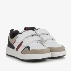 Beppi Boys White Velcro Trainers Outlet