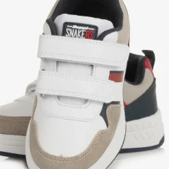 Beppi Boys White Velcro Trainers Outlet
