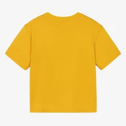 Dolce amp; Gabbana Boys Yellow Cotton T-Shirt Hot