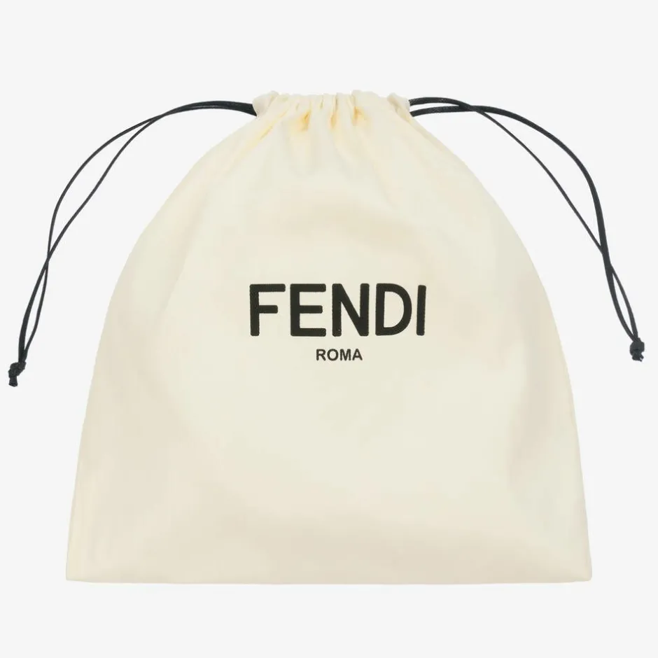 Fendi Brown & Yellow FF Belt Bag (23cm) New