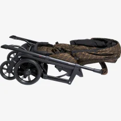 Fendi Brown FF Logo Stroller Online