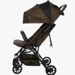 Fendi Brown FF Logo Stroller Hot