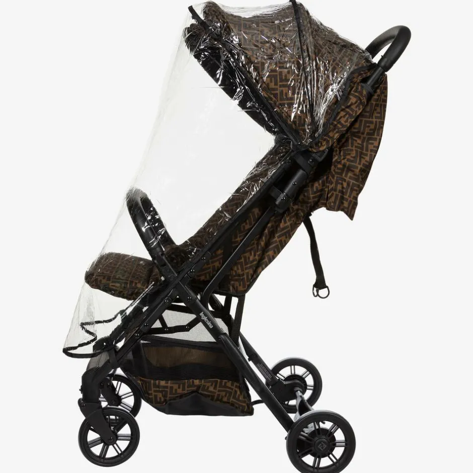 Fendi Brown FF Logo Stroller Hot